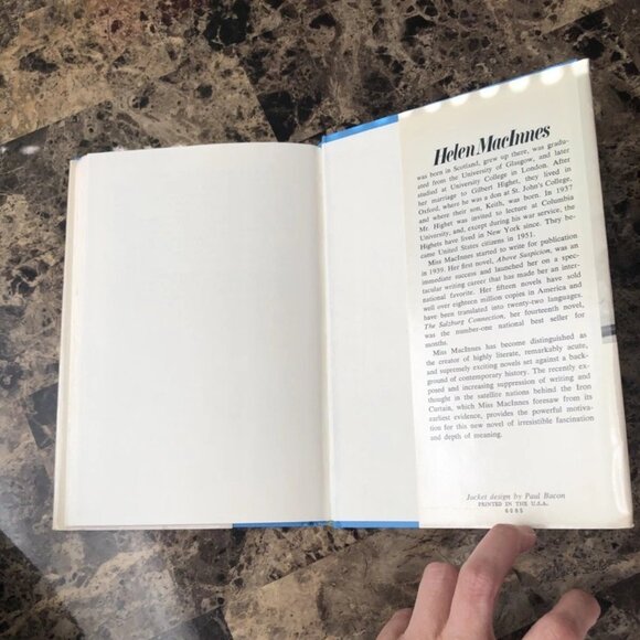 The Snare of the Hunter by Helen MacInnes 1974 Book Club Edition Hardcover DJ - Picture 9 of 10